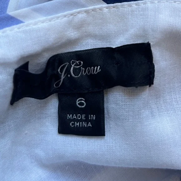 J. CREW Shirting Stripe Tiered Maxi Dress Size 6 Spaghetti Straps 100# Cotton - Picture 11 of 16
